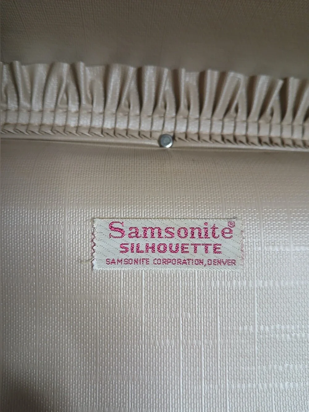 Vintage MCM Samsonite Silhouette Cosmetic Travel Case with Removable Tray USA
